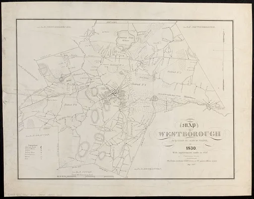 A map of Westborough
