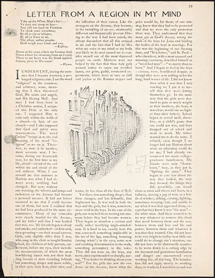 “Letter from a Region of My Mind” by James Baldwin