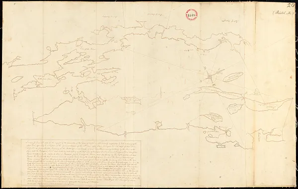 Plan of Bristol (Pemaquid) surveyed by Thomas Boyd, dated June 20, 1795.