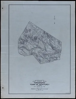 Topography Town of Monterey