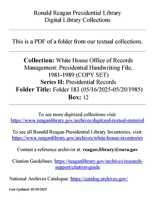 Folder 183 (05/16/2025-05/20/1985)