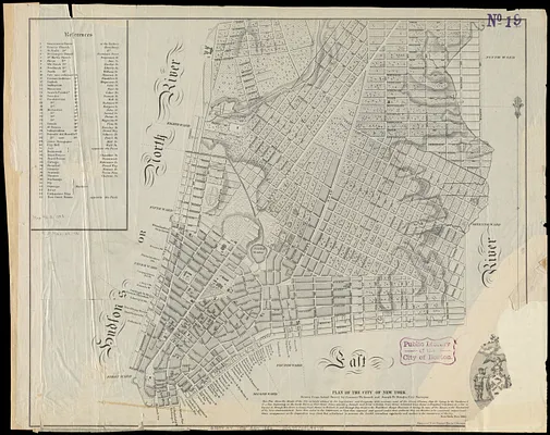 Plan of the city of New York
