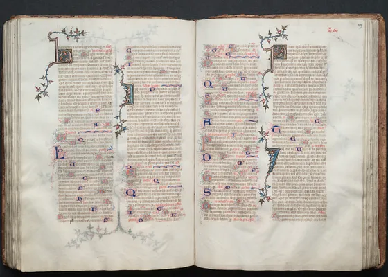 The Gotha Missal:  Fol. 109r, Text