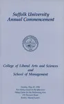 1994 Suffolk University commencement program, College of Arts & Sciences and Sawyer Business School