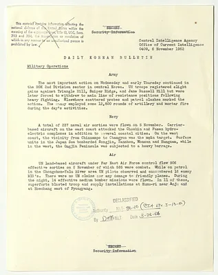 Memorandum, Daily Korean Bulletin