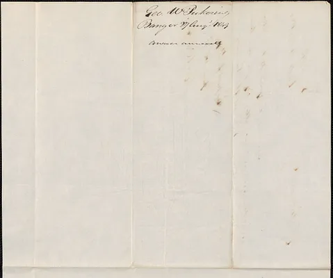 George W. Pickering to George Coffin, 27 August 1849