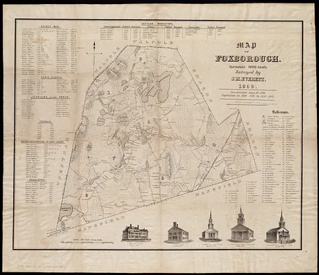 Map of Foxborough