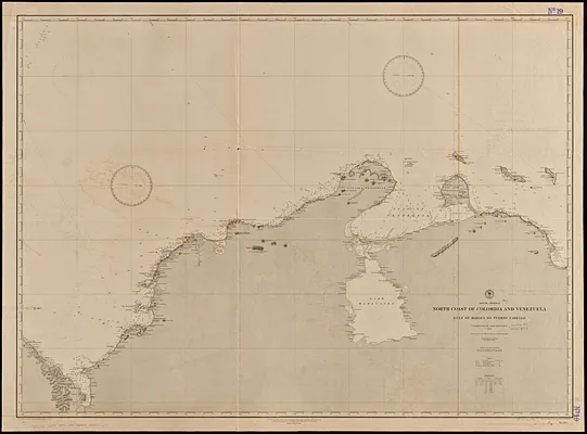 South America, north coast of Colombia and Venezuela, Gulf of Darien to Puerto Cabello