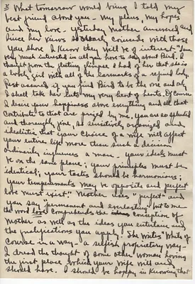 Letter from Lyndon Johnson to Lady Bird Taylor