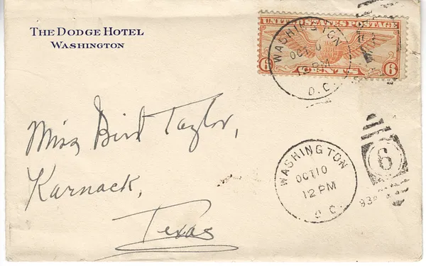 Letter from Lyndon Johnson to Lady Bird Taylor