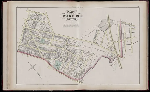 Atlas of the county of Suffolk, Massachusetts : vol. 2nd late city of Roxbury, now wards 13-14 and 15, city of Boston