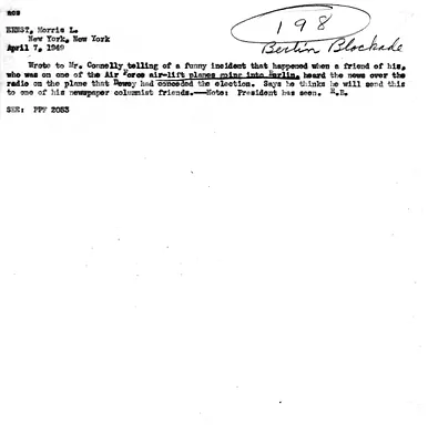 Cross Reference Memorandum