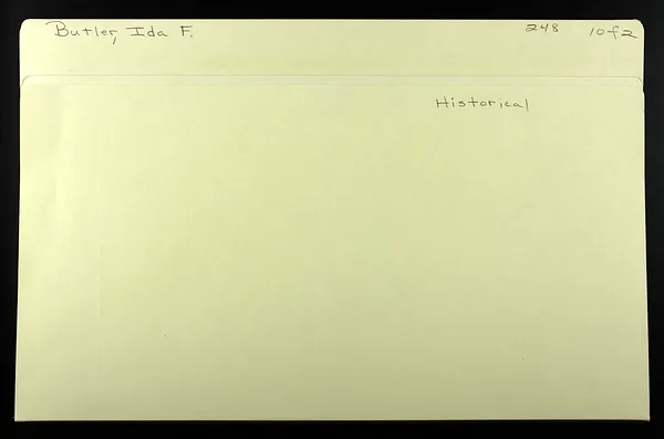 Butler, Ida F. (1/2)