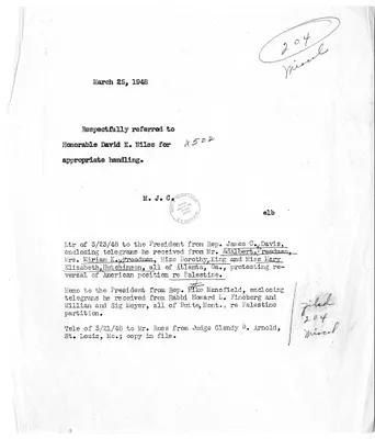 Referral Memorandum