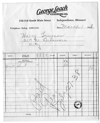 Bill, George Leach Cleaning Company