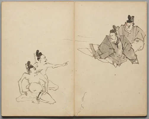 Courtiers from Sketch Album