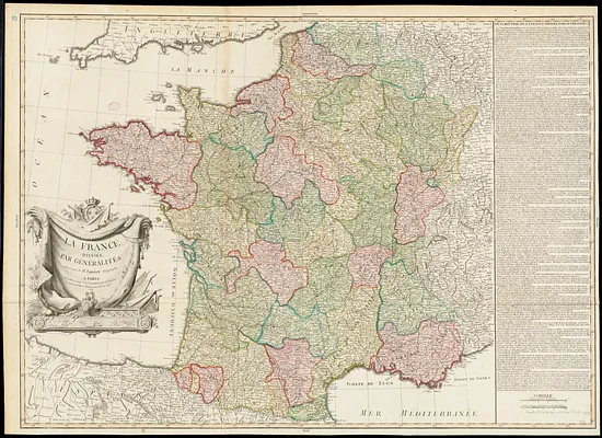 La France divisée par généralités