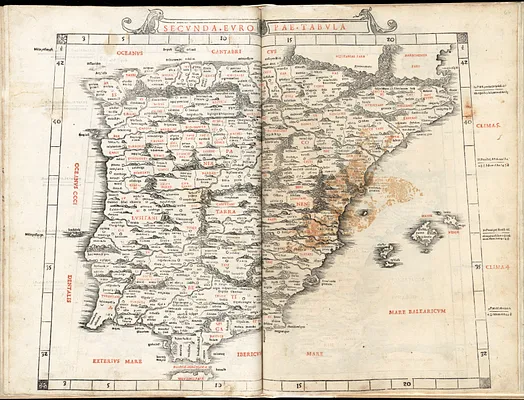 Secunda Europae tabula