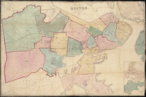 Plan of Boston, with additions and corrections