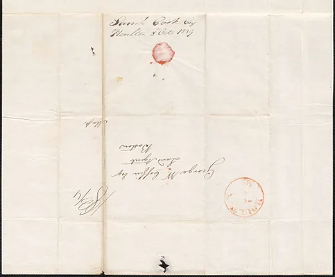 Samuel Cook to George Coffin, 8 October 1839