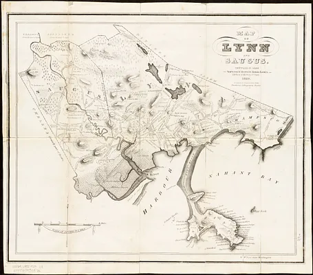 Map of Lynn and Saugus