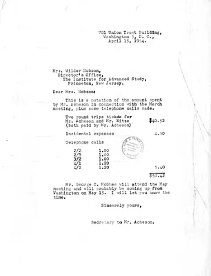 Letter from George McGhee to Dean Acheson
