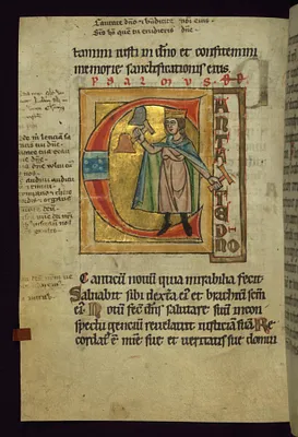 Initial ""C"" with David Playing the Bells