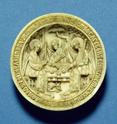 Fragment from a Pendant (Panaghiarion) with the Holy Trinity