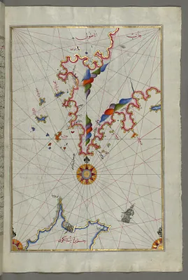 Map of the Anatolian Coast Facing the Island of Cos