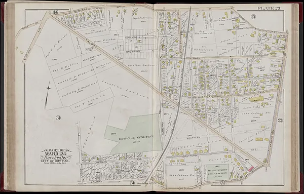 Atlas of the city of Boston, volume five, Dorchester Mass.
