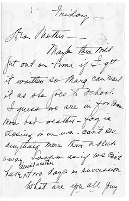 Letter from Bess W. Truman to Madge Gates Wallace