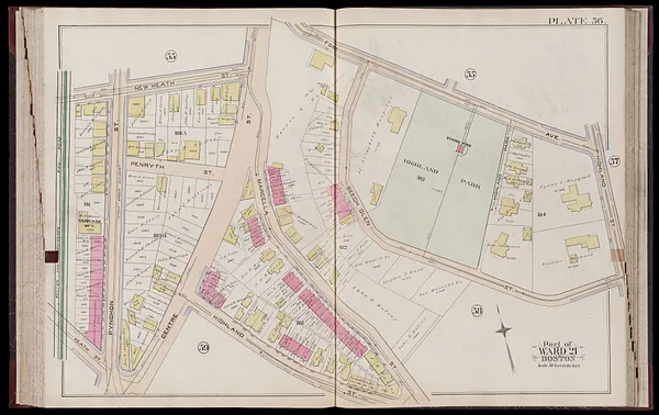 Atlas of the city of Boston : Roxbury, Mass. : volume four : from actual surveys and official records