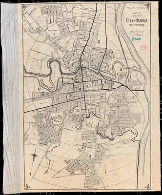 Map of a part of the City of Nashua, New Hampshire