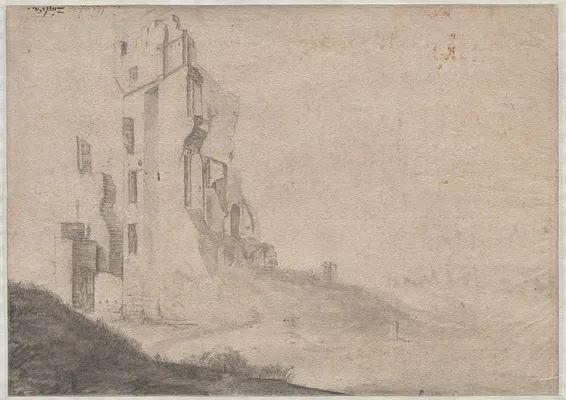 Ruin of the huis Ter Kleef near Haarlem