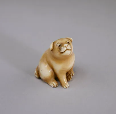 Netsuke in the Form of a Puppy