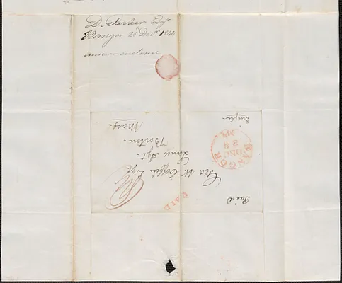 Dominicus Parker to George Coffin, 28 December 1840
