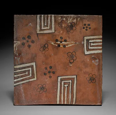Tile Platform for Tea in Summer