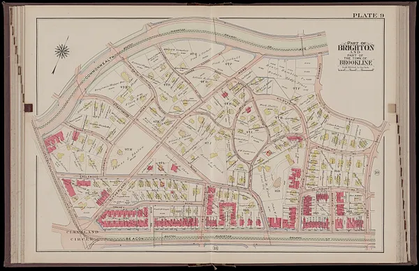 Atlas of the town of Brookline, Norfolk County, Massachusetts