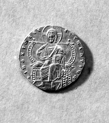 Gold Coin (Solidus) of Constantine VII and Romanus I
