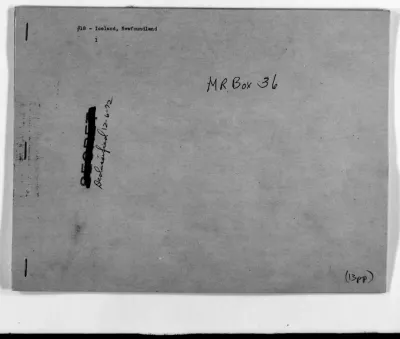 Iceland, Newfoundland - December 8, 1941-February 3, 1942