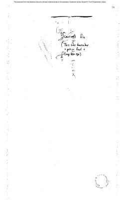 February 23, 1973 - Nixon, Hafiz Ismail (handwritten notes only, no memcon)