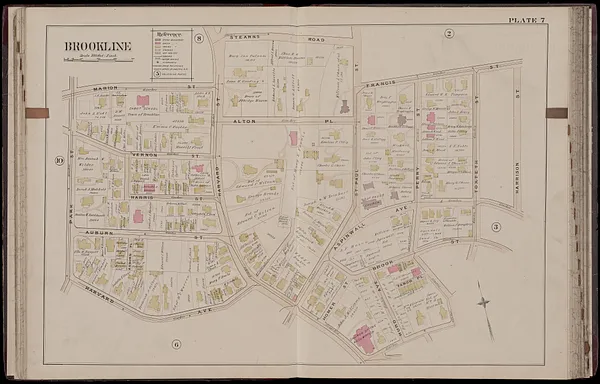 Atlas of the town of Brookline, Massachusetts