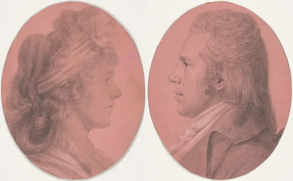 Portraits of Georges Arnold Fitzwilliam and Portrait of Eleanor Ramsay Fitzwilliam; a pair