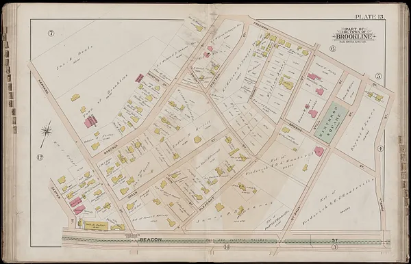 Atlas of the town of Brookline, Norfolk County, Massachusetts