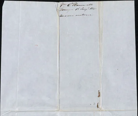 William Hammatt to George Coffin, 13 August 1845