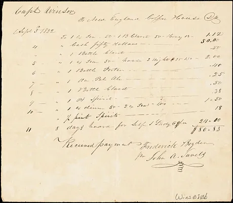 Miscellaneous household receipts