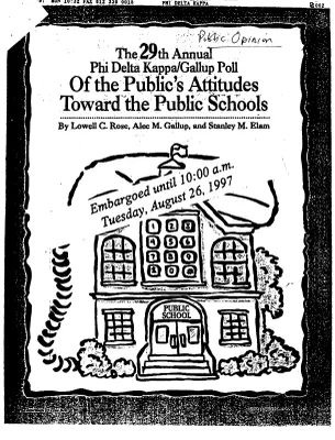 Public Opinion – Education