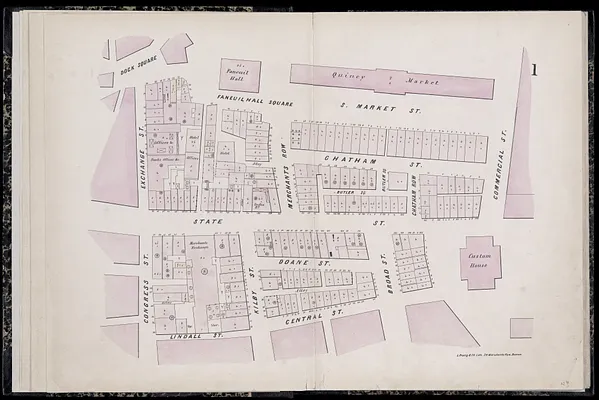 Plan of the city of Boston