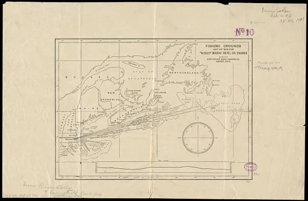 Fishing grounds out of Boston
