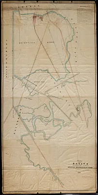 Plan of the basins belonging to the Boston Water-Power Comp